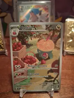 Pokemon TCG Surging Sparks Appletun Illustration Rare Card 211/191 NM Condition - Image 2