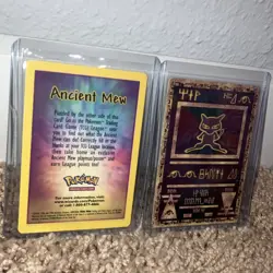 Pokemon TCG Ancient Mew Holo Lot - 2 Cards Wizards of the Coast English 2000 - Image 1
