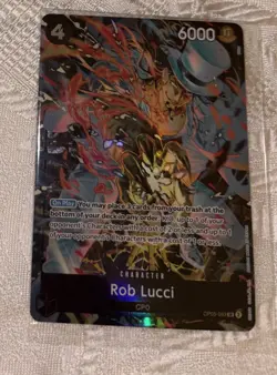 Rob Lucci (Illustration Box EX) OP05-093 One Piece Promotion Cards Foil - Image 1