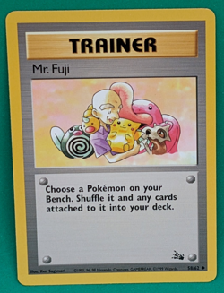 1999 Pokemon TCG MR FUJI 58/62 Fossil Set Trainer Card - NM-MINT - Image 1