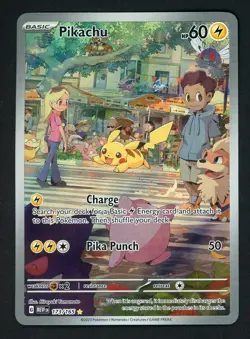 2023 Pokemon SV 151 Mew en Pikachu TCG Card #173/165 - Image 1