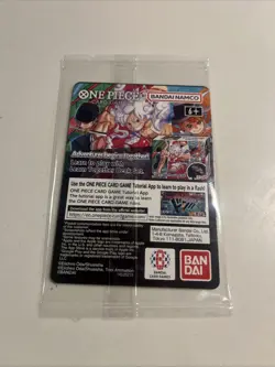 One Piece Monkey D. Luffy US Voyage College Basketball Promo Card Rutgers SEALED - Image 2