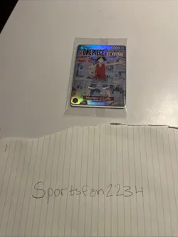 One Piece Monkey D. Luffy US Voyage College Basketball Promo Card Rutgers SEALED - Image 3
