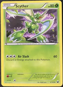Scyther 4/108 Dark Explorers Regular - Pokemon Card - Image 1