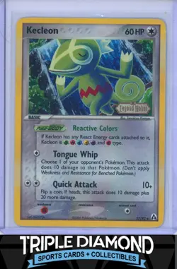 2006 Pokemon EX Legend Maker #37/92 Kecleon Stamped Reverse Holo V756 - Image 1