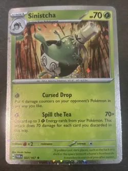 Sinistcha SV: Twilight Masquerade 022/167 Cosmos Holo Promo With swirl LP - Image 2