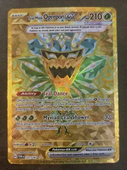 Teal Mask Ogerpon ex 221/167 Sv06: Twilight Masquerade Holo Pokemon TCG NM - Image 1