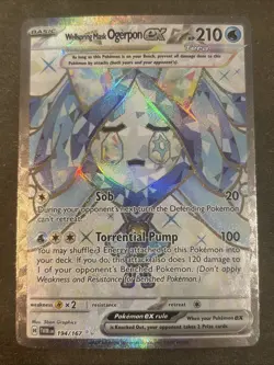 Wellspring Mask Ogerpon ex 194/167 Sv06: Twilight Masquerade Holo Pokemon TCG NM - Image 1