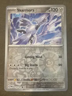 Skarmory 119/167 Sv06: Twilight Masquerade Reverse Holo Pokemon TCG NM - Image 1