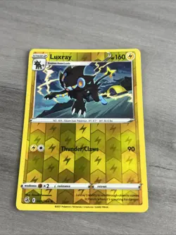 Luxray Rare Reverse Holo Pokemon Fusion Strike TCG Card 093/264 - Image 1