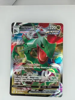 2023 Pokemon Crown Zenith Rayquaza VMAX 102/159 NM - Image 1