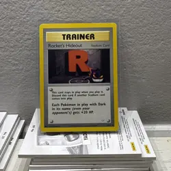 Rocket's Hideout Uncommon Unlimited Neo Revelation 63/64 Gengar Artwork Pokemon - Image 1