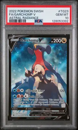 2022 GARCHOMP V TG23 PSA 10 POKEMON SWORD & SHIELD ASTRAL RADIANCE - Image 1