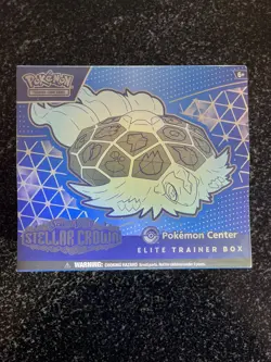NEW Pokemon TCG: Stellar Crown Pokemon Center Exclusive Elite Trainer Box ETB - Image 1