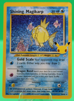 Pokemon TCG Shining Magikarp - Celebrations: Classic Collection 66/64 NM - Image 1
