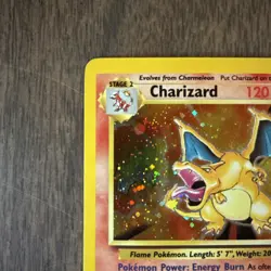 Pokemon TCG Charizard 4/130 Holo Rare - Base Set 2 - Image 2