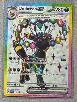 Pokemon Prismatic Evolutions Umbreon ex 176 SVP176 Figure Collection Promo 21 - Image 1