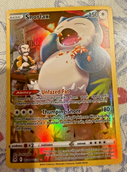 Pokemon TCG Snorlax TG10/TG30 Swsh11: Lost Origin Trainer Gallery Holo - Image 1