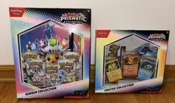 Pokemon Prismatic Evolutions Binder Collection & Poster Collection New - In Hand - Image 1