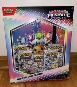 Pokemon Prismatic Evolutions Binder Collection & Poster Collection New - In Hand - Image 2
