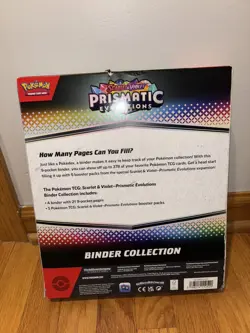 Pokemon Prismatic Evolutions Binder Collection & Poster Collection New - In Hand - Image 3