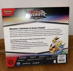 Pokemon Prismatic Evolutions Binder Collection & Poster Collection New - In Hand - Image 5