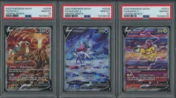 2023 Pokemon Crown Zenith Sequential Set of 3 - Entei Suicune Raikou PSA 10 - Image 1