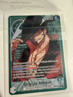 Dracule Mihawk - OP14-020 (Alternate Art) OP14-020 The Azure Sea's Seven Foil - Image 1
