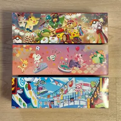 Pokemon Center Tohoku Hiroshima Fukuoka Special Box set w/Promo card Pikachu - Image 3