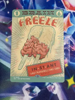 Brain Freeze-MTG-Secret Lair- Encyclopedia Of Magic NM Non-foil - Image 1