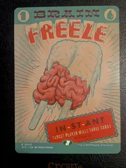 MTG Brain Freeze Secret Lair Countdown Kit An Encyclopedia of Magic NM NON foil - Image 1