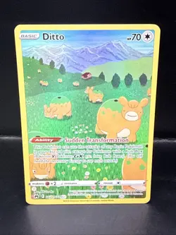 Pokemon TCG Ditto Crown Zenith Galarian Gallery Holo Ultra Rare Card GG22/GG70 B - Image 1