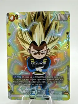 SS3 Vegeta Mini DA ALT ART FB06-084 SR Super Rare Dragon Ball Fusion World Card - Image 1