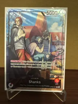 Shanks (2025 PSA Magazine Promo) OP09-001 One Piece Promotion Cards Foil - Image 1