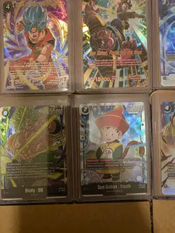 Dragon Ball Tcg Son Goku Card Lot SPR SCR - Image 2