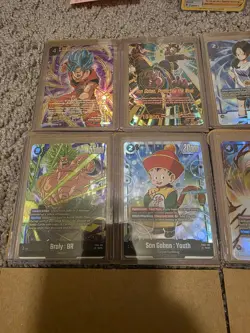 Dragon Ball Tcg Son Goku Card Lot SPR SCR - Image 4