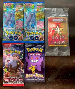 Pokemon 3 Sealed Japanese Pack/+1/1 Mystery 4-Rare Cards, Holo, Rare & More! - Image 2