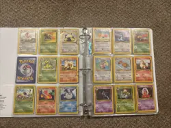 2000 Pokemon TCG Base Set 2 Semi Complete Set Non Holo Rare Cards 22-130 NM-MP - Image 2