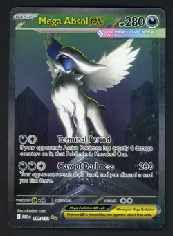 Pokemon Mega Absol EX 280HP Holo Special Illustration Rare 180/132 Me01 Card - Image 1