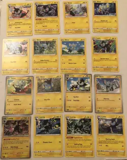 Lot Of 16 Shinx and Luxio Pokemon Cards - Image 1