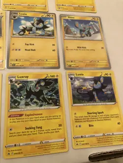 Lot Of 16 Shinx and Luxio Pokemon Cards - Image 3