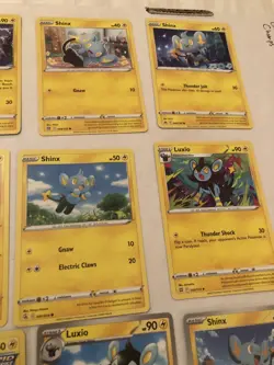 Lot Of 16 Shinx and Luxio Pokemon Cards - Image 4