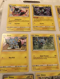 Lot Of 16 Shinx and Luxio Pokemon Cards - Image 5