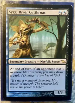 Sygg, River Cutthroat Commander: Zendikar Rising Regular-Rare Card 103 - Image 1