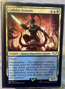MTG Callidus Assassin, NM-Mint, English Universes Beyond: Warhammer 40K - Image 1