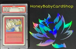 MTG Unlimited Edition 1993 Stone Rain PSA 8.5 NM/MT+ Old School 93/94 - Image 4