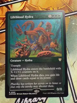 Lifeblood Hydra (Foil Etched) Commander Masters, FOIL, #0565 - Image 1
