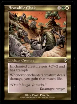 Armadillo Cloak LP Light Play Invasion MTG [8950] - Image 1