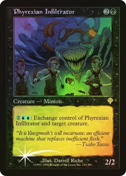 Invasion MTG FOIL Phyrexian Infiltrator Magic - Image 1