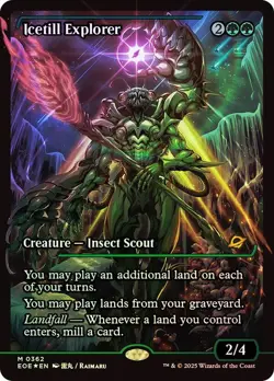 Icetill Explorer Foil Showcase Edge of Eternities NM MTG - Image 1